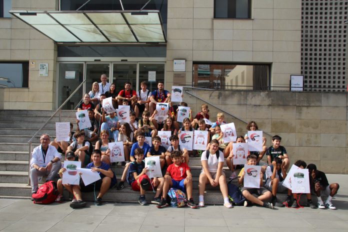 Els infants del casal ‘Viu l’Estiu’ omplen de somriures la Fundació Hospital Sant Joan de Déu de Martorell